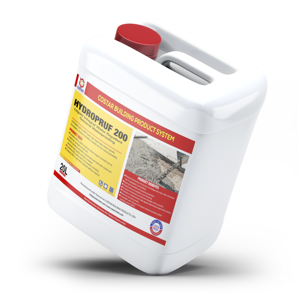 Hydropruf Wp200 - waterproofing admixture - Home of Construction Chemicals and Waterproofing